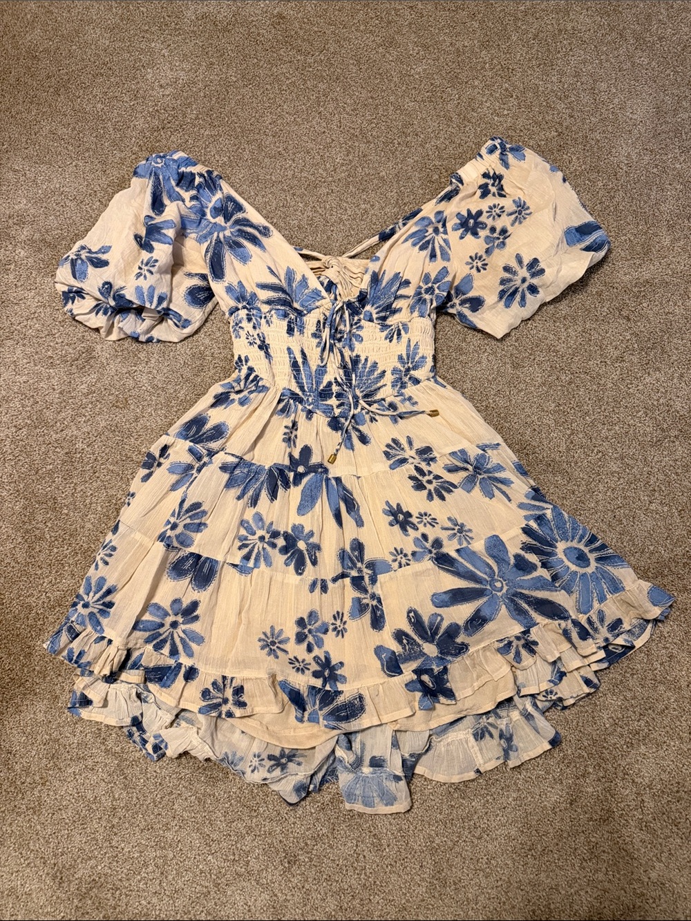 Free People Perfect Day Printed Dress Size Small